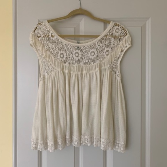Free People Crochet Top (Size SM) - Picture 1 of 1
